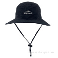 Emroidered polyester bucket hat